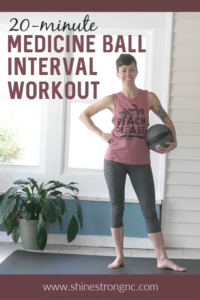 20-minute medicine ball interval workout